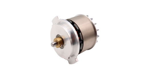 What are the components of a brushless motor?